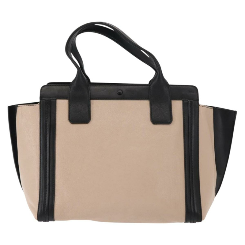 【日本直送】Chloe Alison 手提包 皮革 粉紅色 黑色 正品 am9218-12