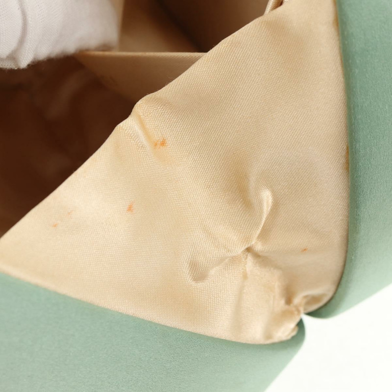 【日本直送】GUCCI 馬銜扣雙肩包 緞面 綠松石藍 金色 005 781 0316 Auth am9199A-10