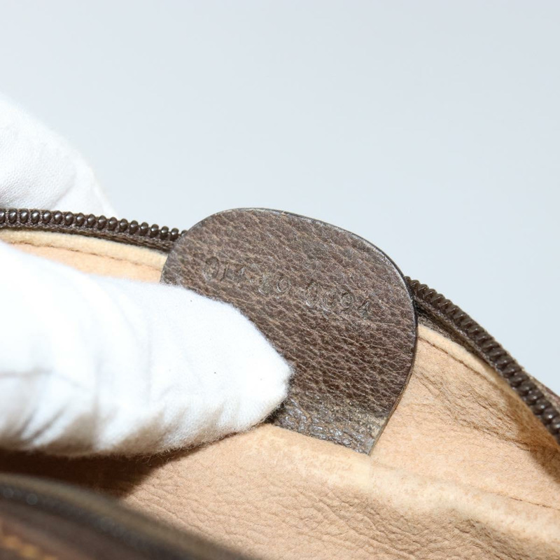 【日本直送】GUCCI GG Supreme 手拿包 PVC 米色 金色 014 89 0094 Auth am9221-11