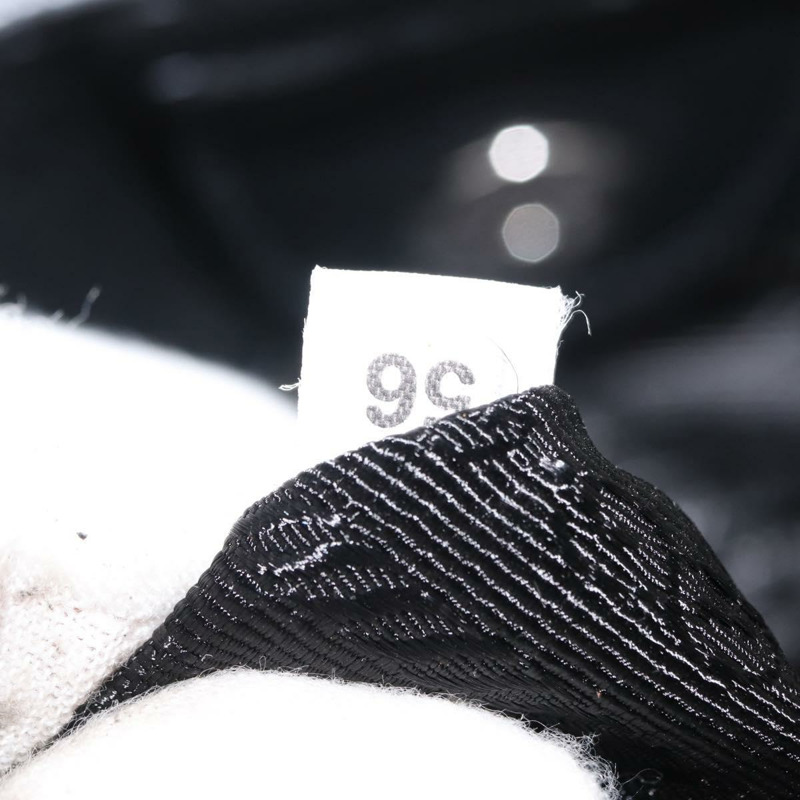 【日本直送】PRADA 托特包 Safiano 皮革 黑色 銀色 Auth am9247-11