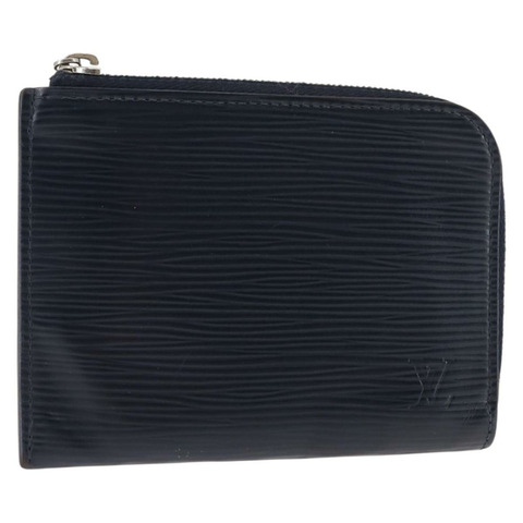 路易威登 Epi Porte Monnaie 近乎完好零錢包 Andigo 藍色 LV 正品 am9281