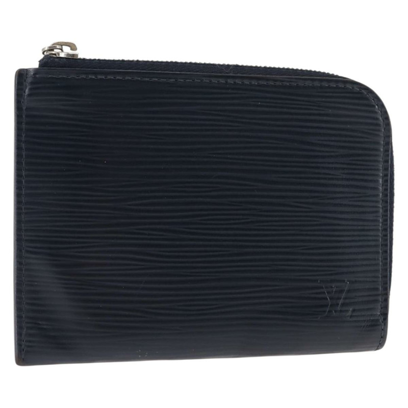 【日本直送】路易威登 Epi Porte Monnaie 近乎完好零錢包 Andigo 藍色 LV 正品 am9281-0