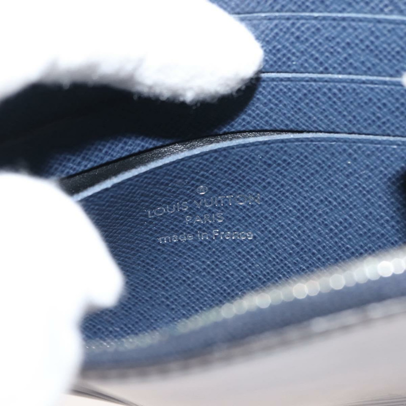 【日本直送】路易威登 Epi Porte Monnaie 近乎完好零錢包 Andigo 藍色 LV 正品 am9281-8