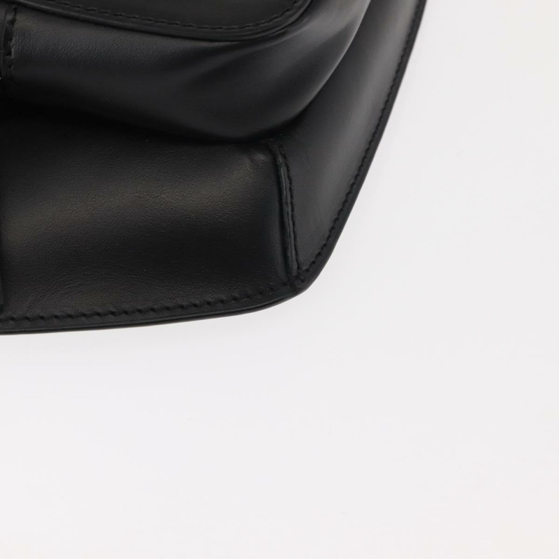 【日本直送】VERSACE 黑色真皮斜背包 Auth am9243-7