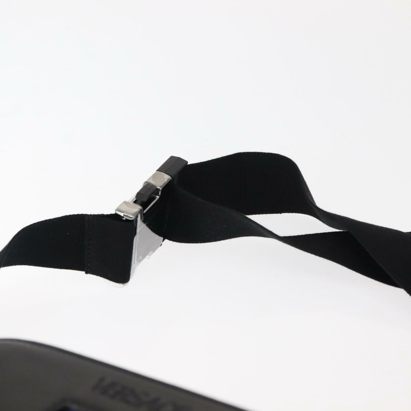 【日本直送】VERSACE 黑色真皮斜背包 Auth am9243-13