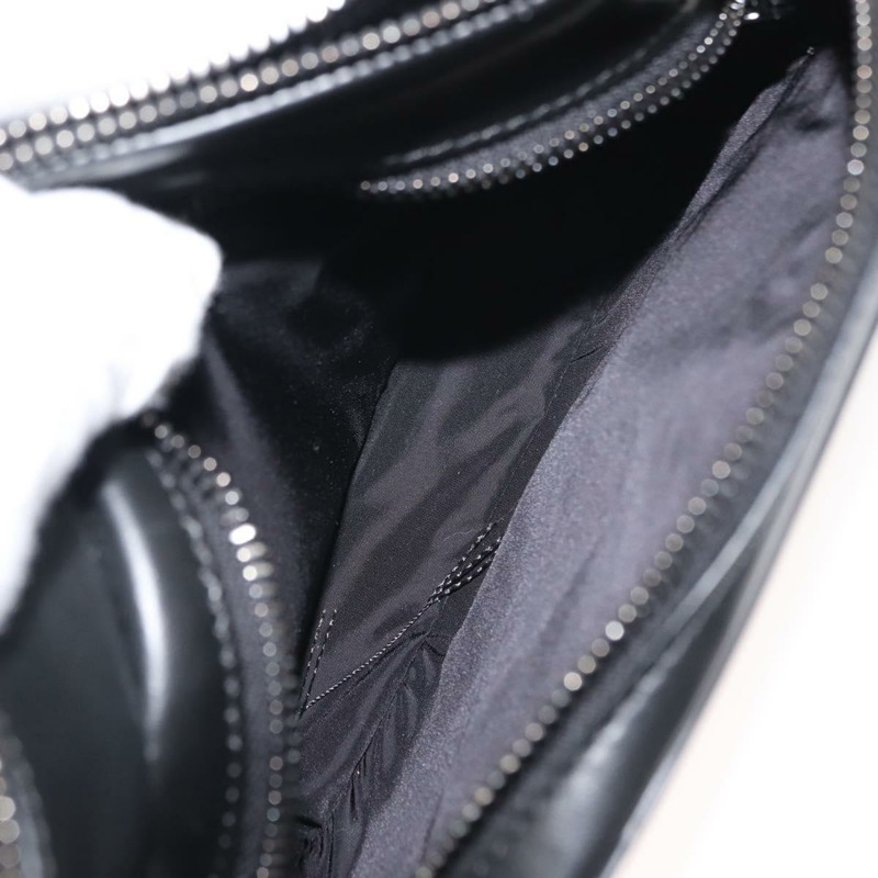 【日本直送】VERSACE 黑色真皮斜背包 Auth am9243-23