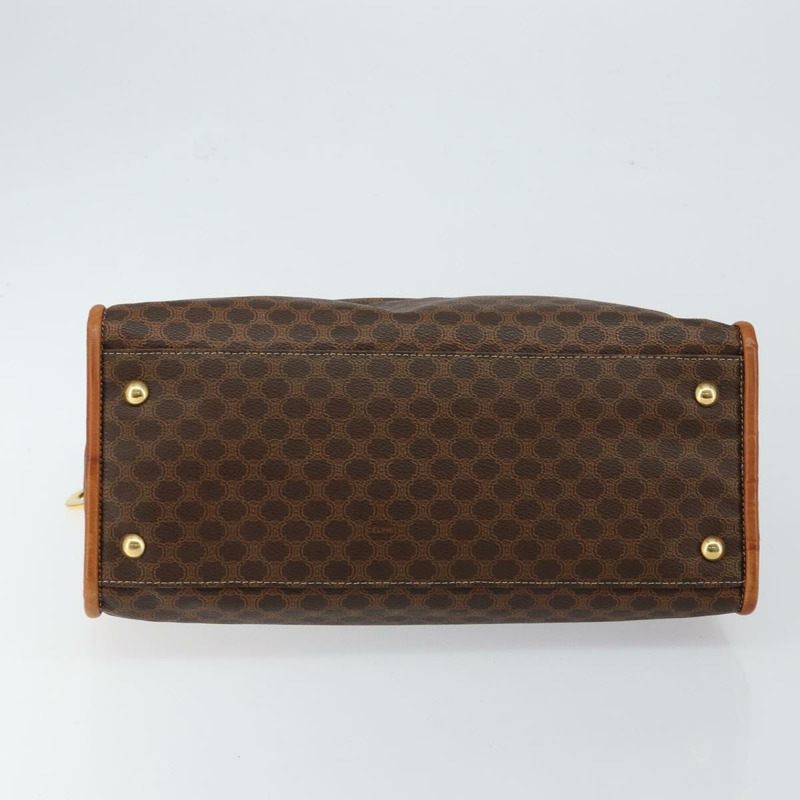 【日本直送】CELINE Macadam帆布手提包 PVC棕色金色 正品 146433-4