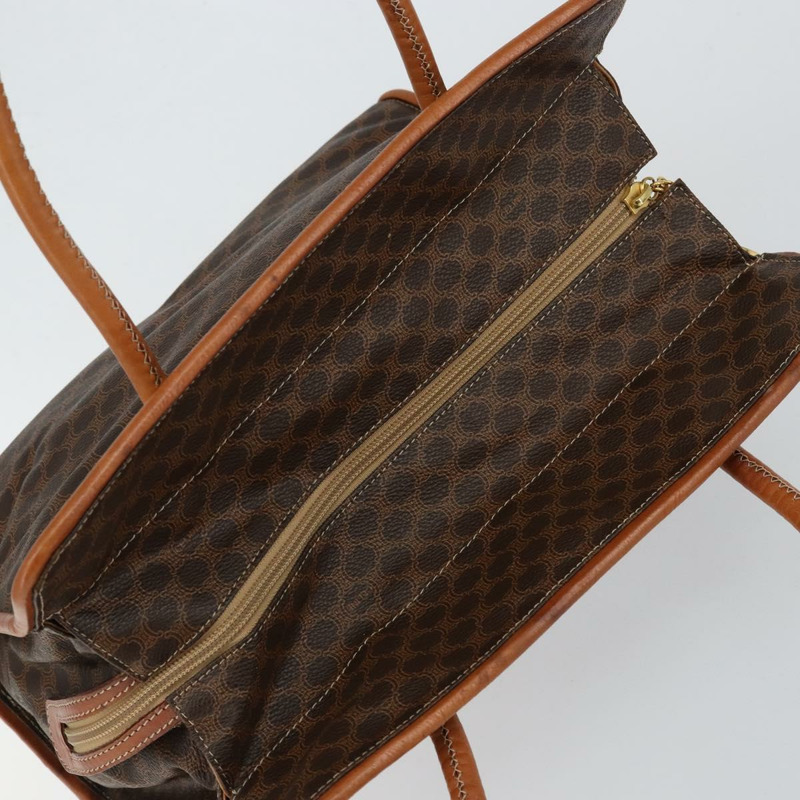 【日本直送】CELINE Macadam帆布手提包 PVC棕色金色 正品 146433-5
