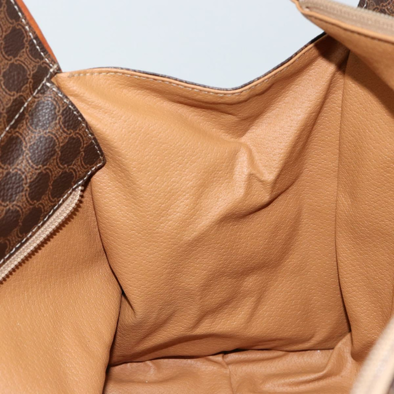 【日本直送】CELINE Macadam帆布手提包 PVC棕色金色 正品 146433-19