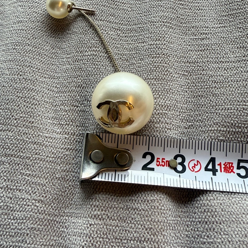 經典珍珠香奈兒耳環-8