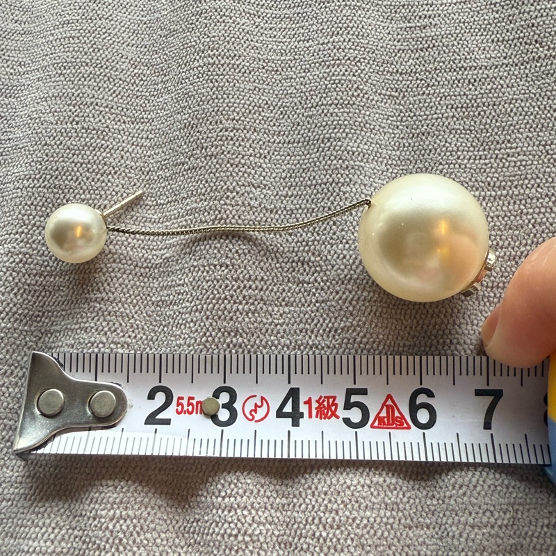 經典珍珠香奈兒耳環-13