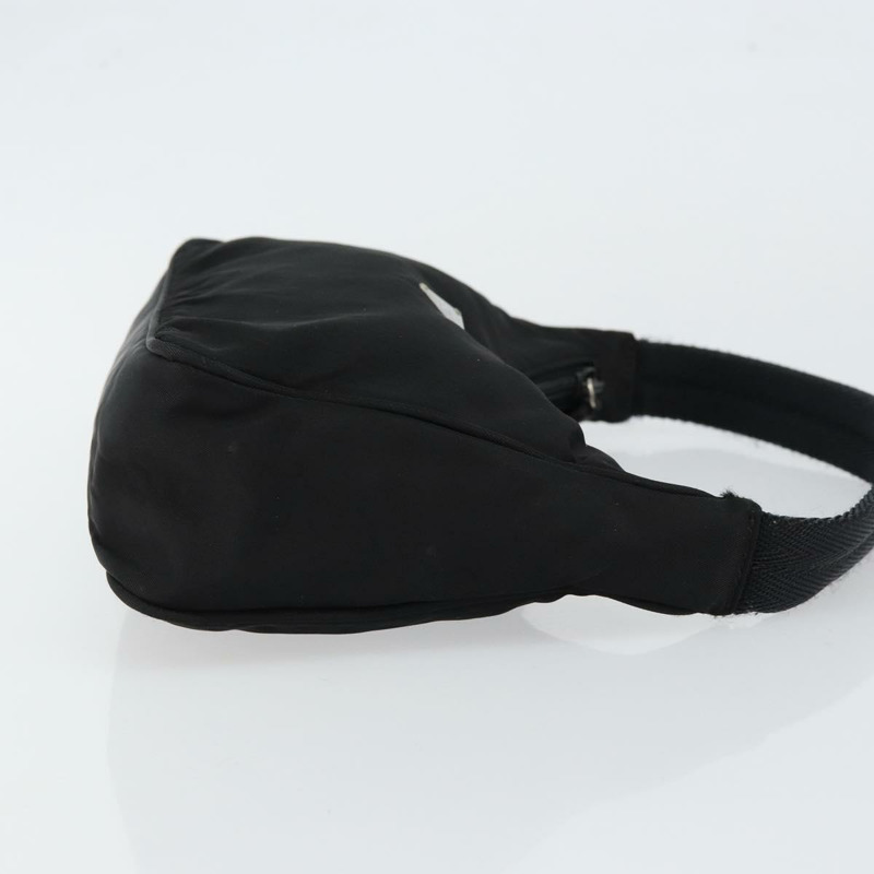 【日本直送】PRADA 尼龍手提包 黑色 銀色 正品 am9354-2