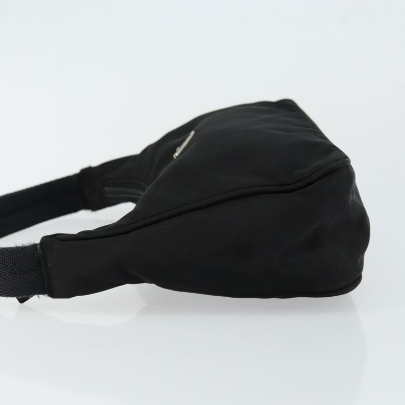 【日本直送】PRADA 尼龍手提包 黑色 銀色 正品 am9354-3