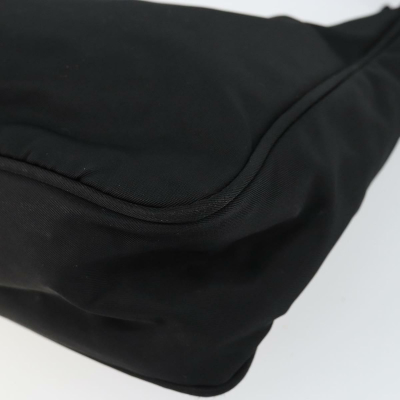 【日本直送】PRADA 尼龍手提包 黑色 銀色 正品 am9354-14