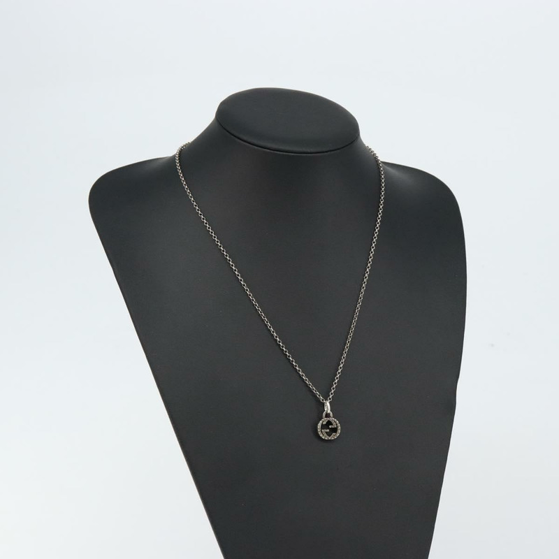 【日本直送】GUCCI 互扣項鍊 925銀 Auth am9313-14