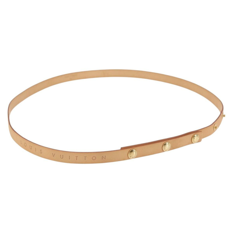 【日本直送】路易威登 Florentine 皮革肩帶 35.4 吋 米色 LV Auth am9312-0