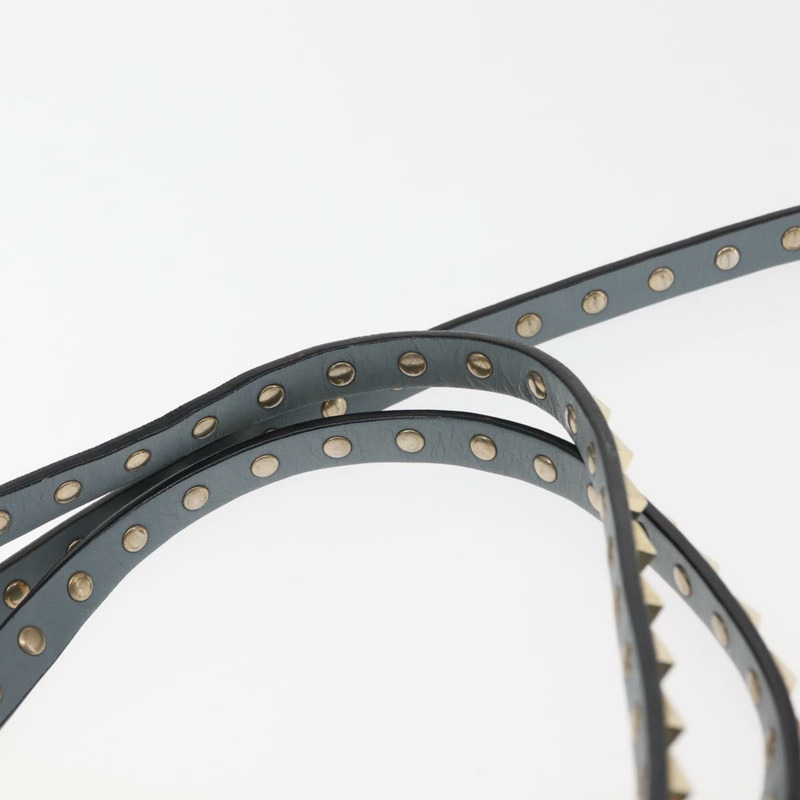 【日本直送】華倫天奴 (VALENTINO) 手提包 皮革 兩用 藍色 金色 正品 BA6602-13