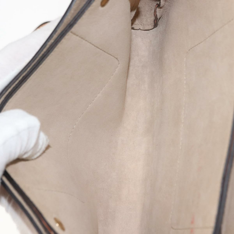 【日本直送】Chloe 鏈條 Fay 肩背包 皮革 米色 金色 正品 BA6597-10