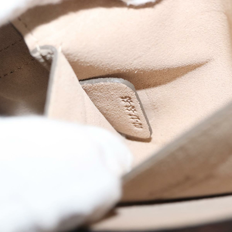 【日本直送】Chloe 鏈條 Fay 肩背包 皮革 米色 金色 正品 BA6597-11