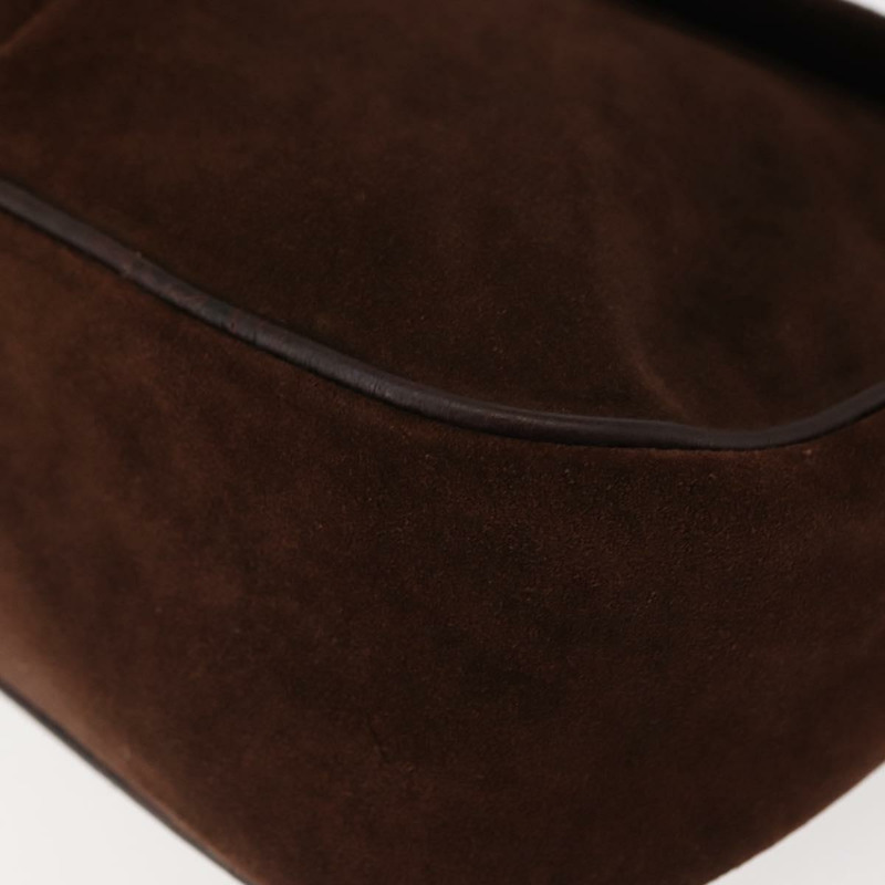 【日本直送】VALENTINO 壓花肩背包 絨面革 棕色 金色 正品 BA6617-13