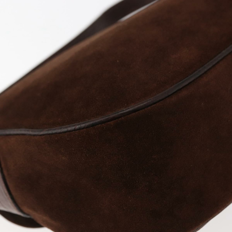 【日本直送】VALENTINO 壓花肩背包 絨面革 棕色 金色 正品 BA6617-14