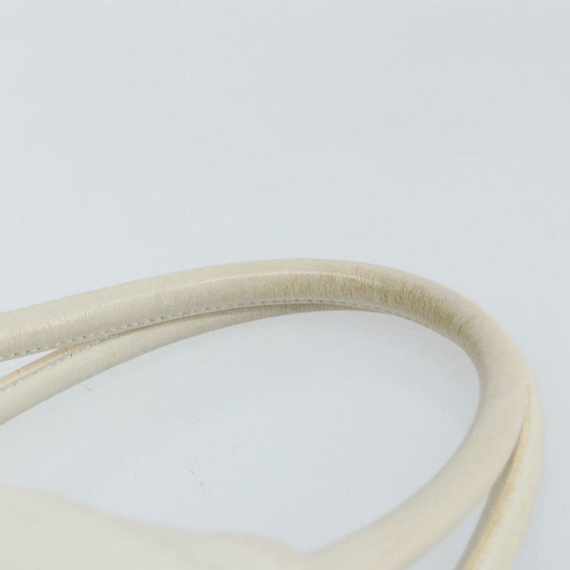 【日本直送】Salvatore Ferragamo Vala 手提包 皮革 白色 金色 正品 BA6591-7