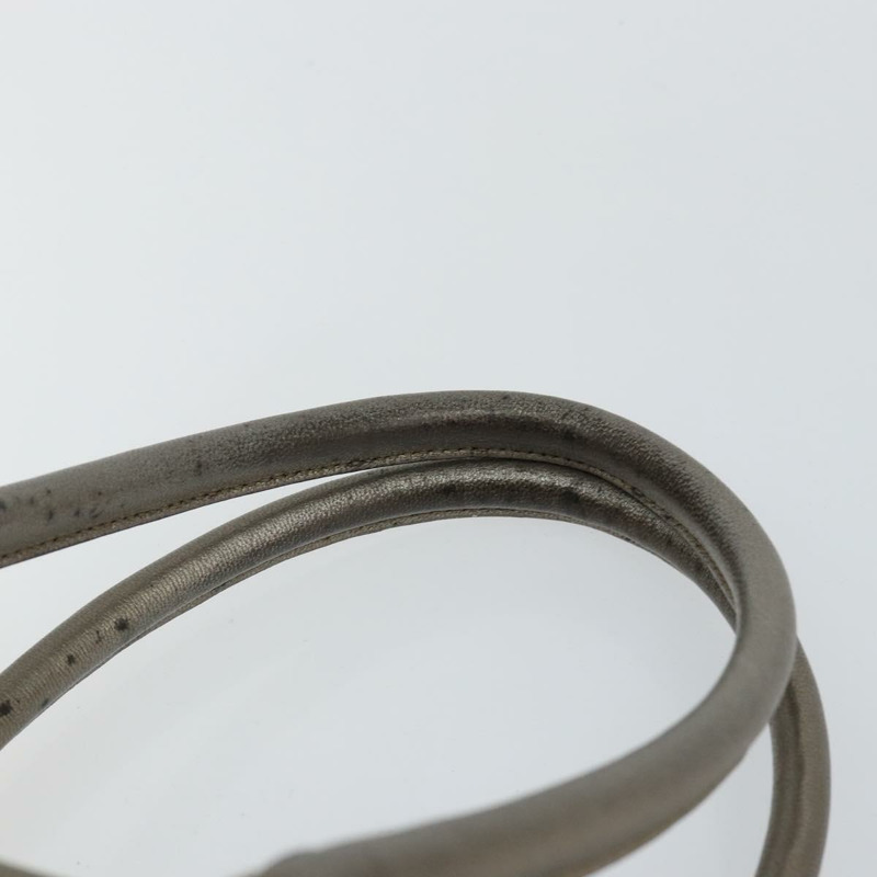 【日本直送】Salvatore Ferragamo Gancini 手提包 皮革 金銀色 正品 BA6588-7