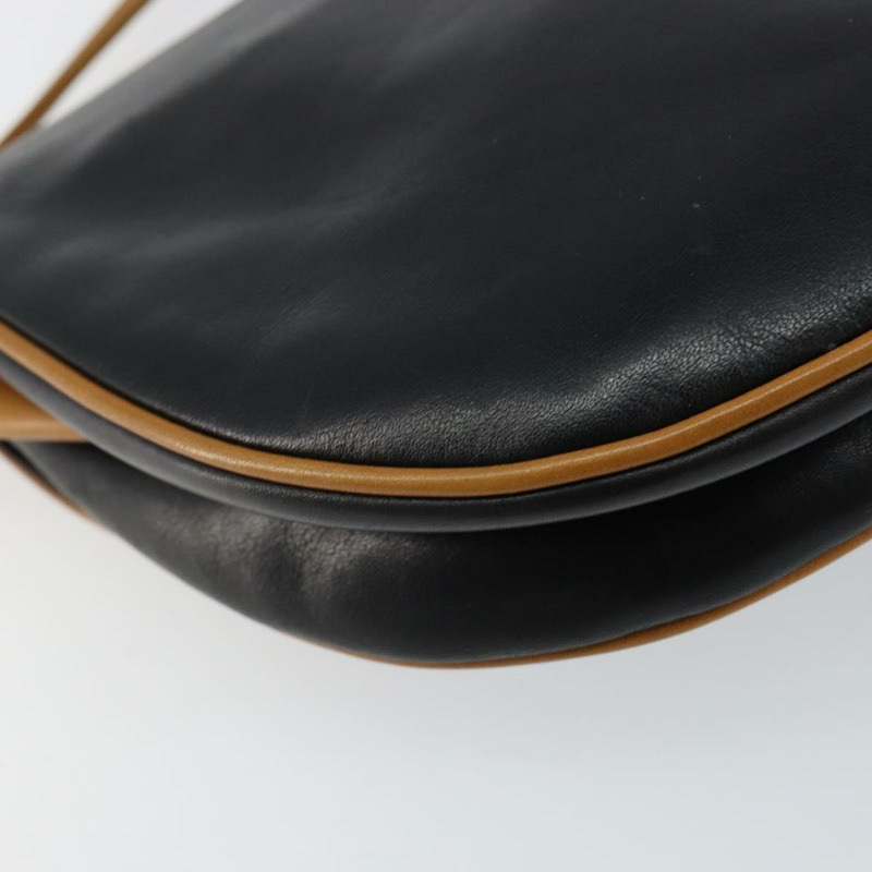 【日本直送】CELINE 皮革肩背包 海軍藍 金色 正品 BA6575-15