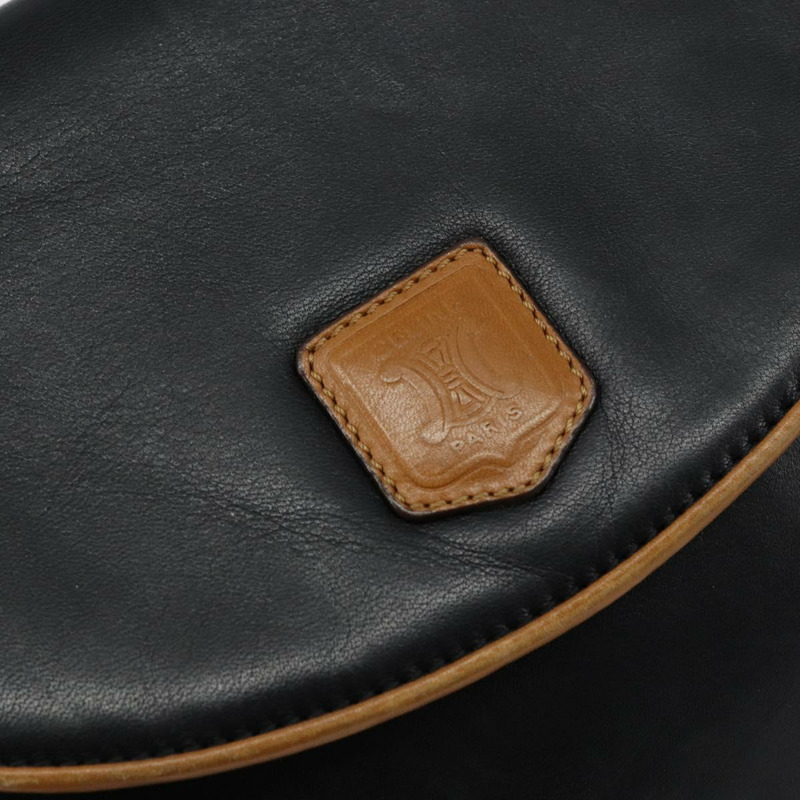 【日本直送】CELINE 皮革肩背包 海軍藍 金色 正品 BA6575-16