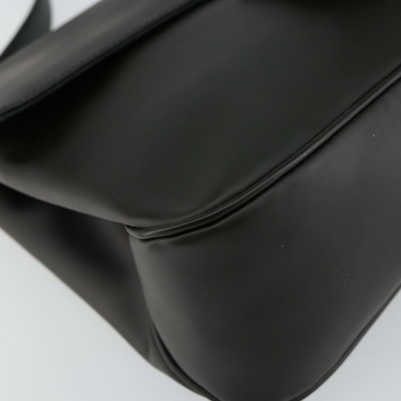 【日本直送】Salvatore Ferragamo Vala 單肩包,黑色銀色皮革,正品 BA6586-13