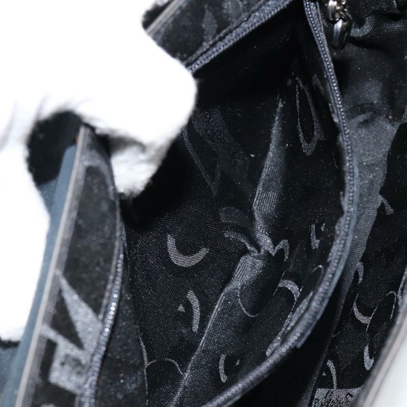 【日本直送】Salvatore Ferragamo Vala 單肩包,黑色銀色皮革,正品 BA6586-19