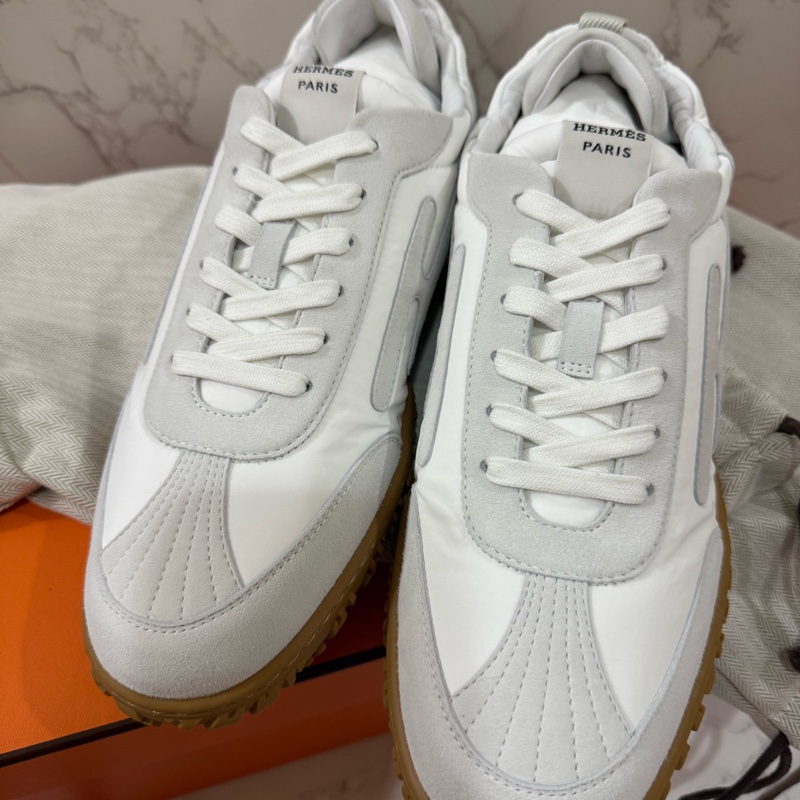 💖Hermes Jet 運動鞋 德訓鞋 男鞋💖 白色 42.5號 全新-1