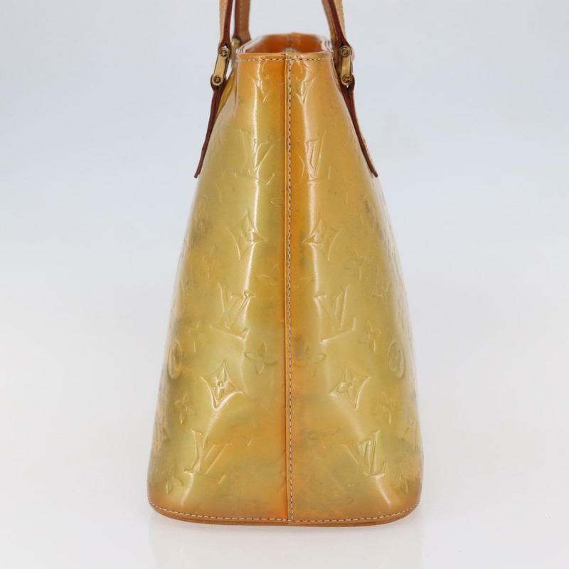 【日本直送】路易威登 Monogram Vernis Houston 手提包 灰色 M91053 LV 正品 BA6519-2