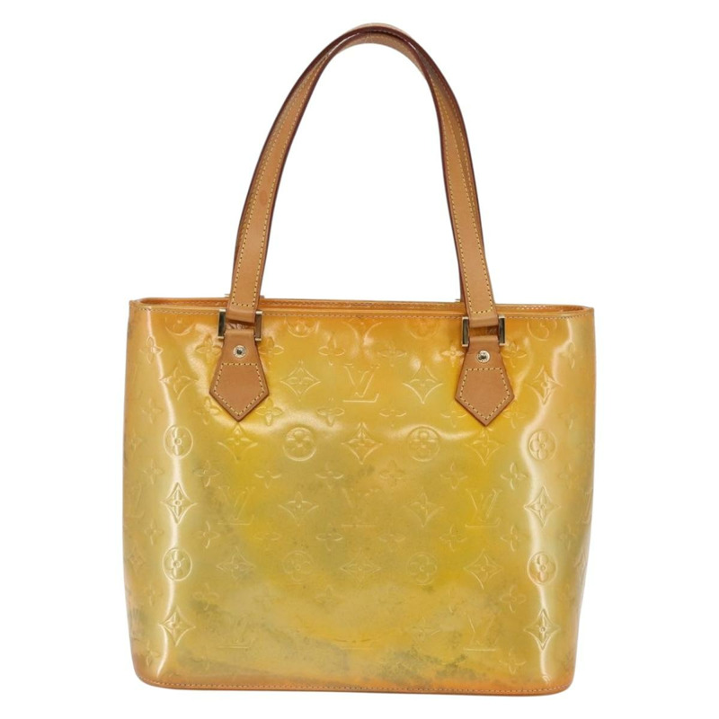 【日本直送】路易威登 Monogram Vernis Houston 手提包 灰色 M91053 LV 正品 BA6519-12