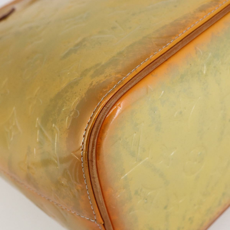 【日本直送】路易威登 Monogram Vernis Houston 手提包 灰色 M91053 LV 正品 BA6519-13