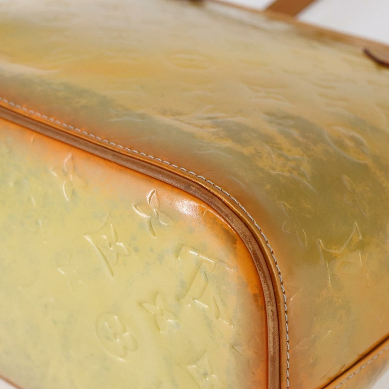 【日本直送】路易威登 Monogram Vernis Houston 手提包 灰色 M91053 LV 正品 BA6519-14