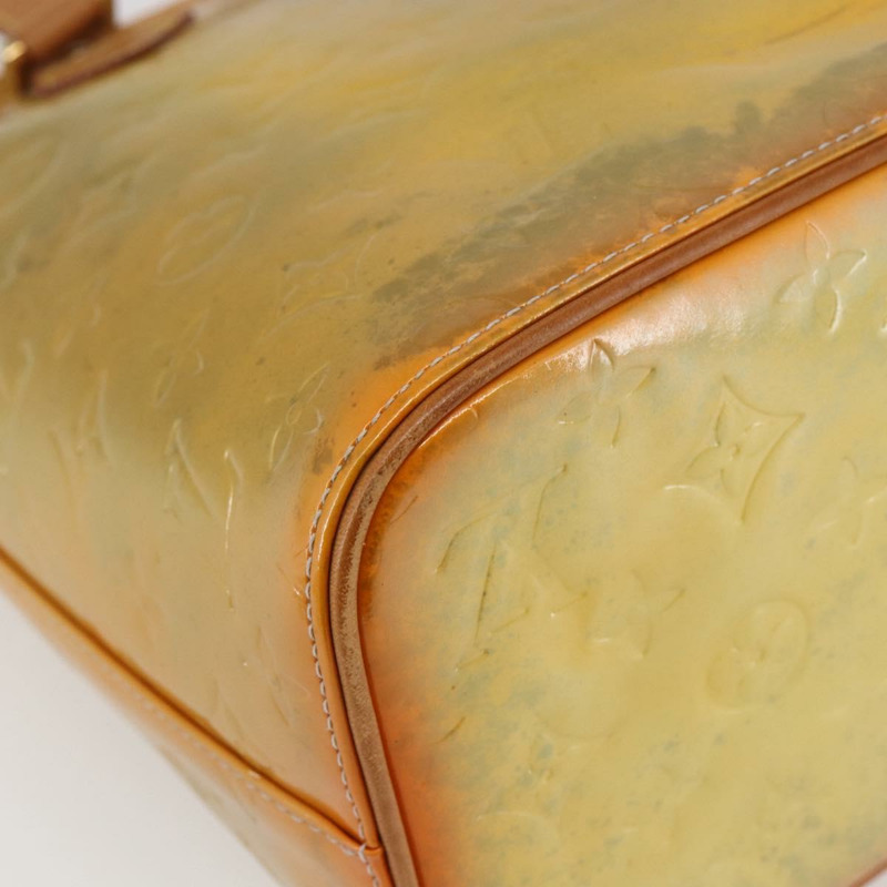 【日本直送】路易威登 Monogram Vernis Houston 手提包 灰色 M91053 LV 正品 BA6519-15