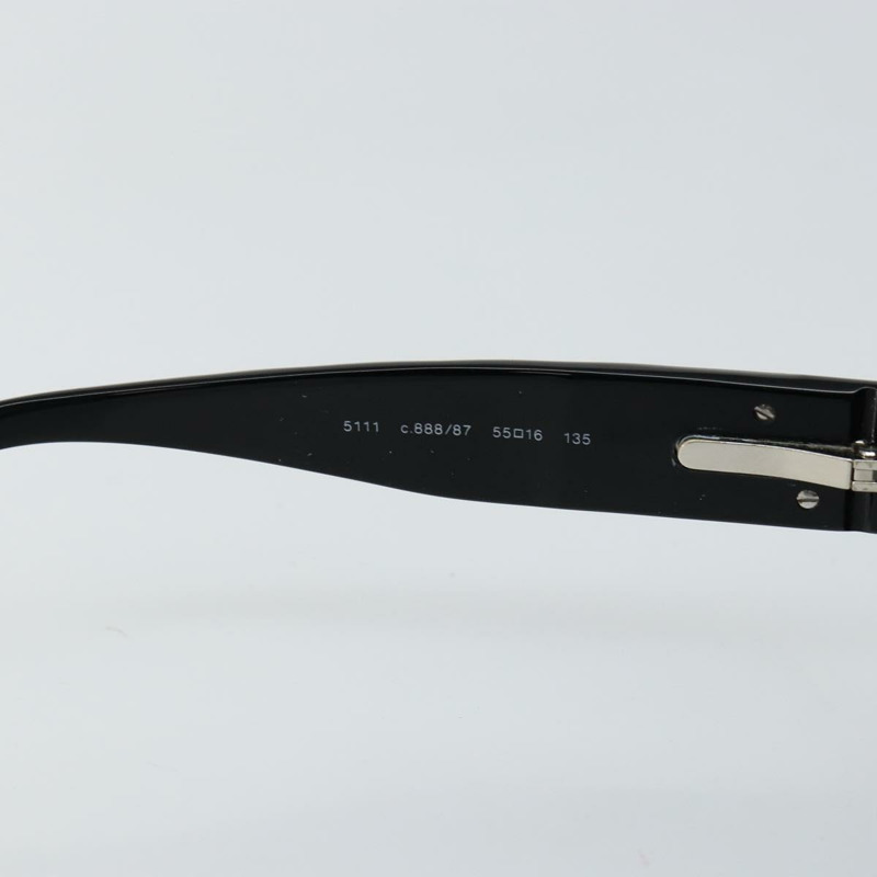 【日本直送】香奈兒 COCO 標誌山茶花太陽眼鏡，黑色塑膠材質，CC 認證 am9311-9