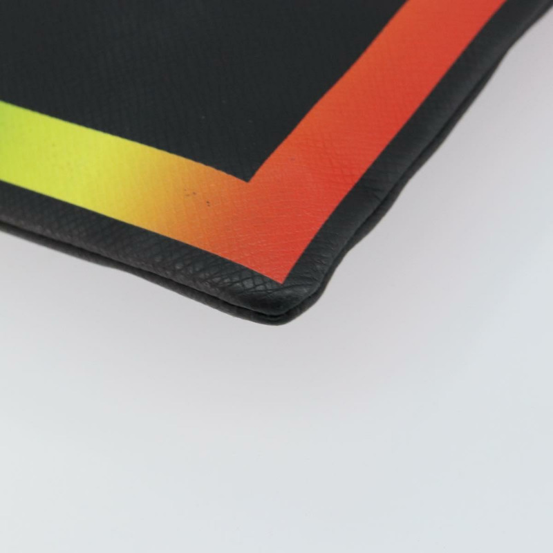 【日本直送】路易威登 Taiga 彩虹鏈條手拿包 A4 黑色 M30347 LV 正品 146128-14