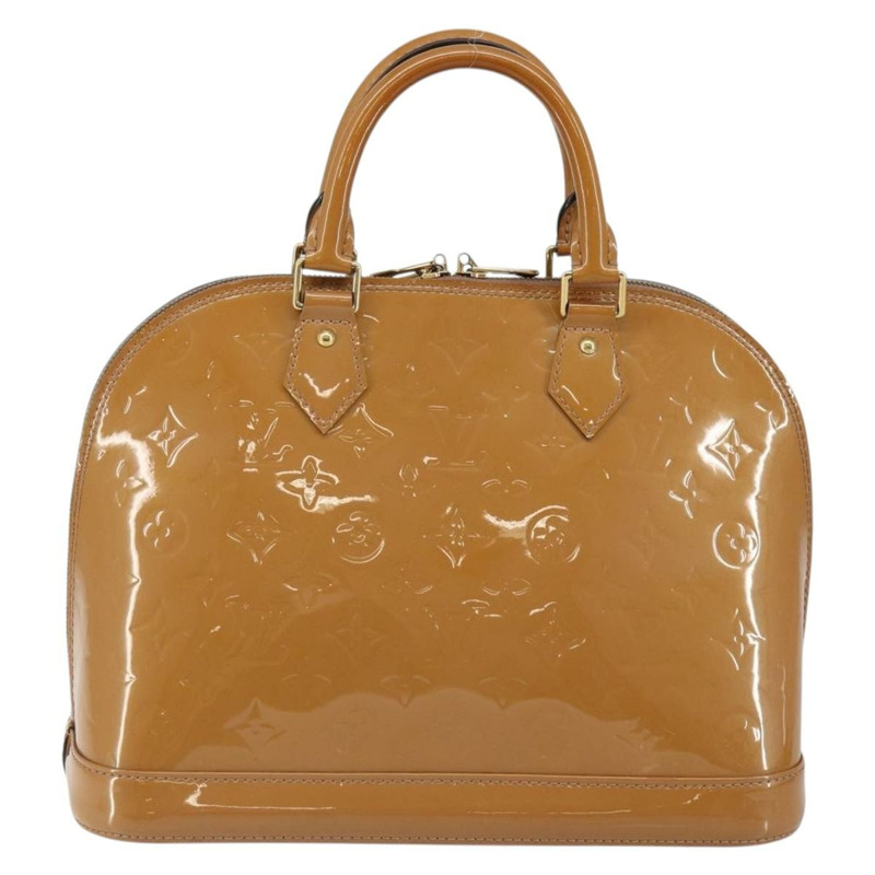 【日本直送】路易威登 Monogram Vernis Alma PM 手提包 米色 M90170 LV 正品 146112-12