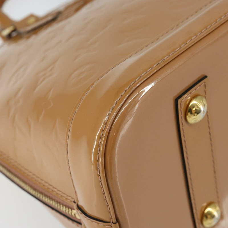 【日本直送】路易威登 Monogram Vernis Alma PM 手提包 米色 M90170 LV 正品 146112-13