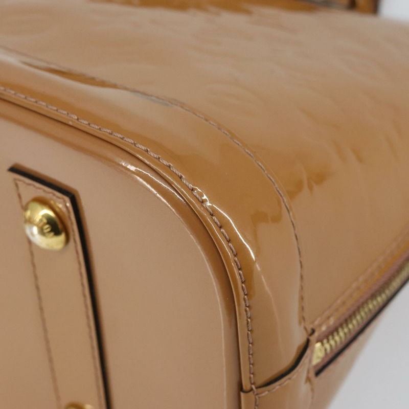 【日本直送】路易威登 Monogram Vernis Alma PM 手提包 米色 M90170 LV 正品 146112-14