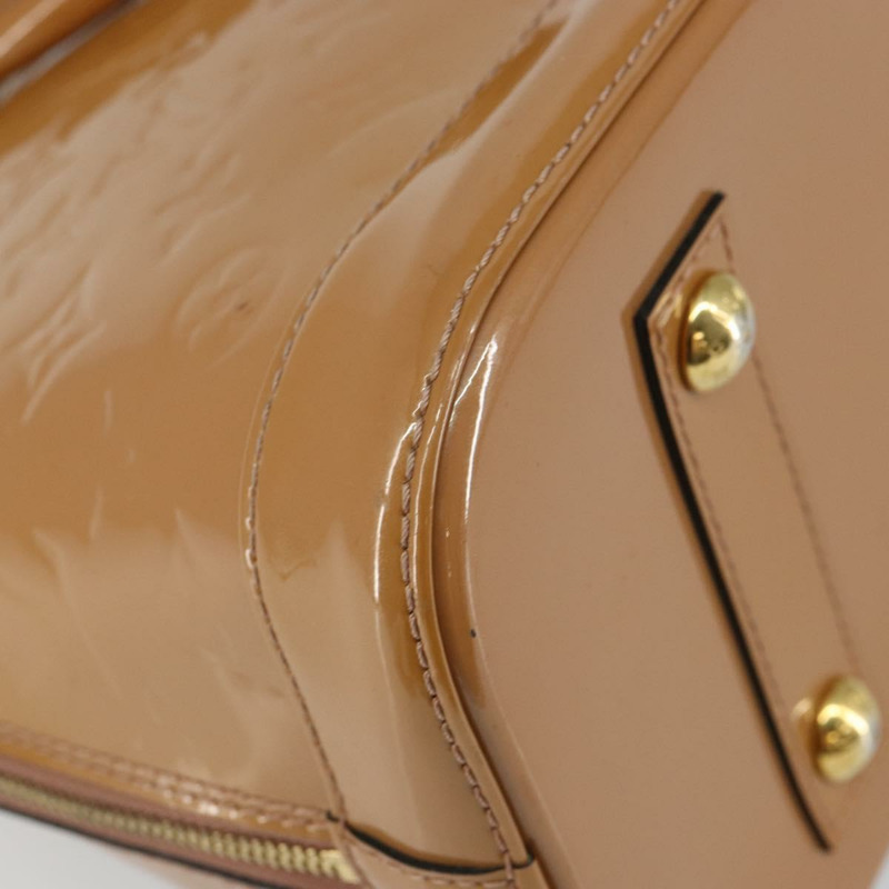 【日本直送】路易威登 Monogram Vernis Alma PM 手提包 米色 M90170 LV 正品 146112-15