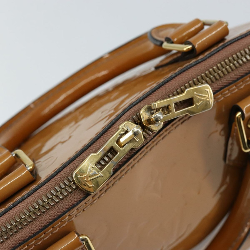 【日本直送】路易威登 Monogram Vernis Alma PM 手提包 米色 M90170 LV 正品 146112-16