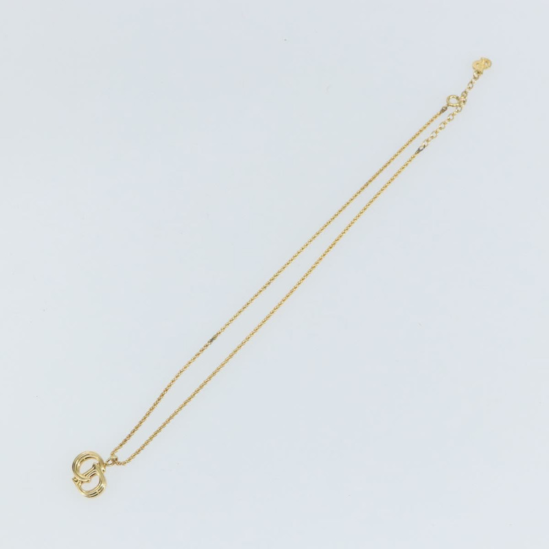 【日本直送】Christian Dior 項鍊 金屬 金 Auth sw1638-1