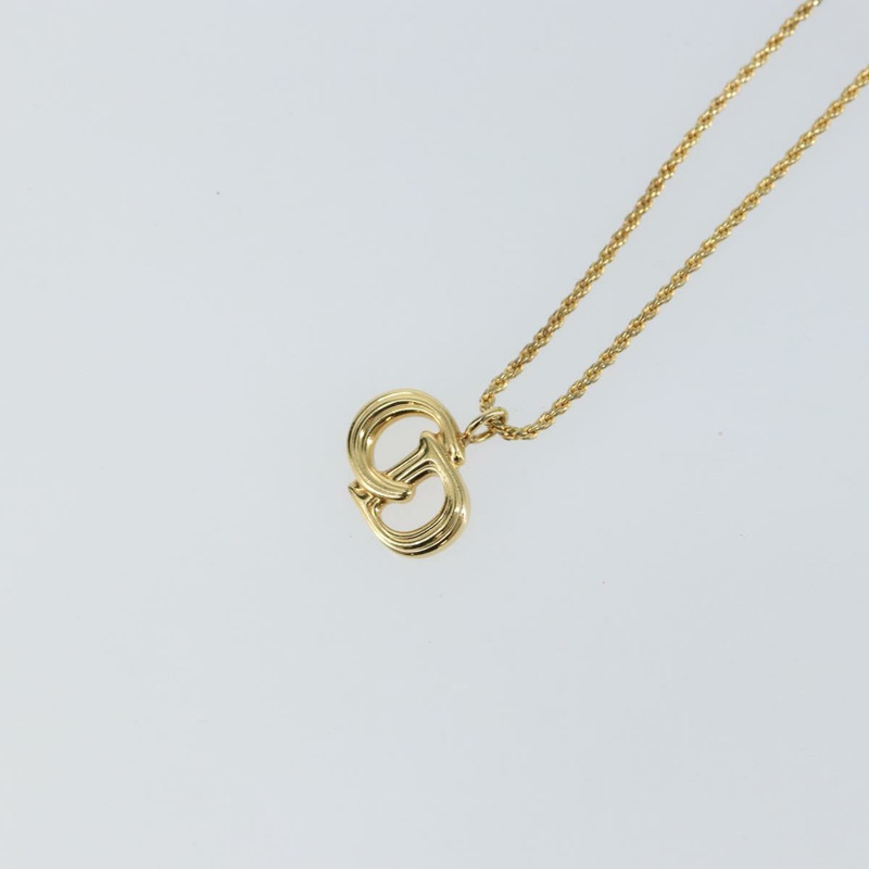 【日本直送】Christian Dior 項鍊 金屬 金 Auth sw1638-2