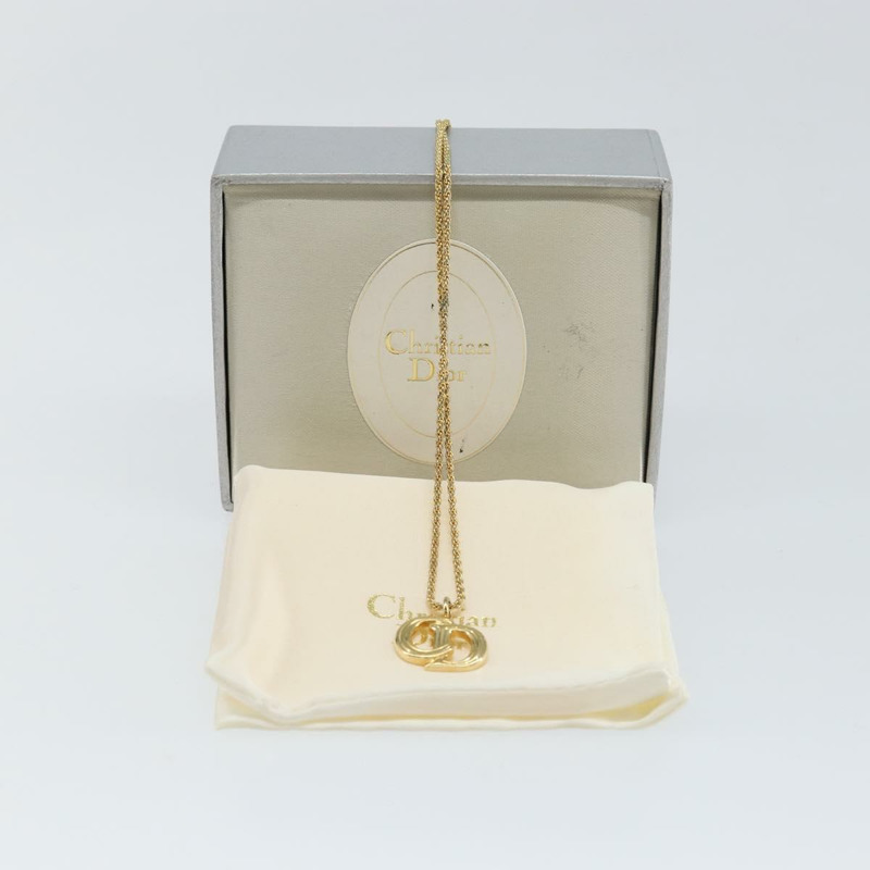 【日本直送】Christian Dior 項鍊 金屬 金 Auth sw1638-11