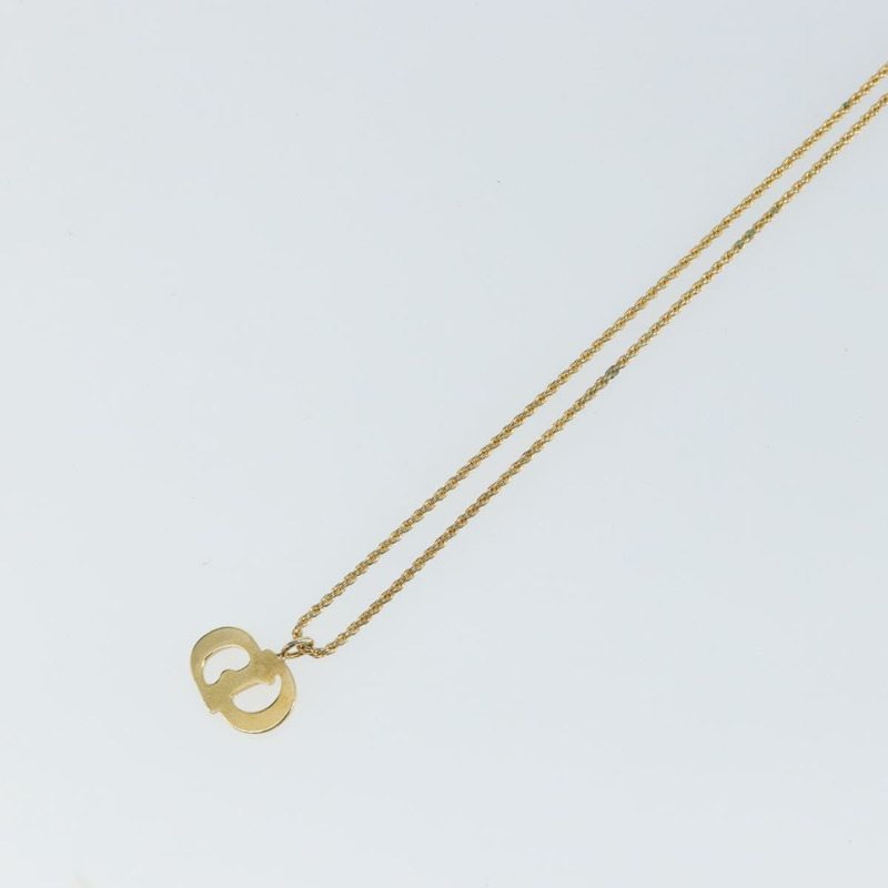 【日本直送】Christian Dior 項鍊 金屬 金 Auth sw1638-13