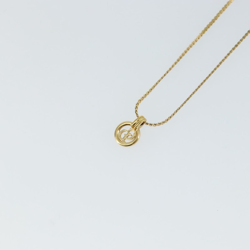 【日本直送】Christian Dior 項鍊 金屬 金 Auth sw1617-8