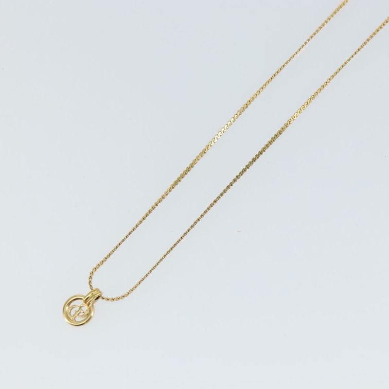 【日本直送】Christian Dior 項鍊 金屬 金 Auth sw1617-9